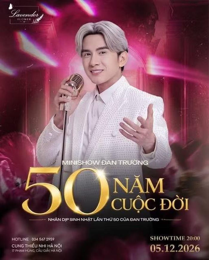 Dàn nghệ sĩ khách mời chặng Hà Nội sẽ sớm được Đan Trường hé lộ.