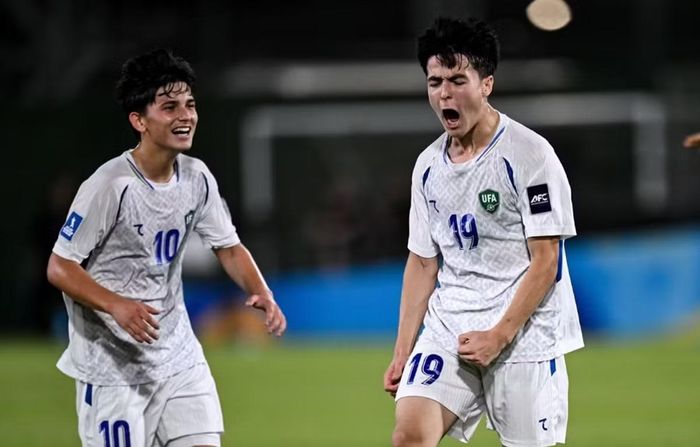 U23 Uzbekistan đang đứng đầu bảng C sau 2 lượt trận. Ảnh: TPO.