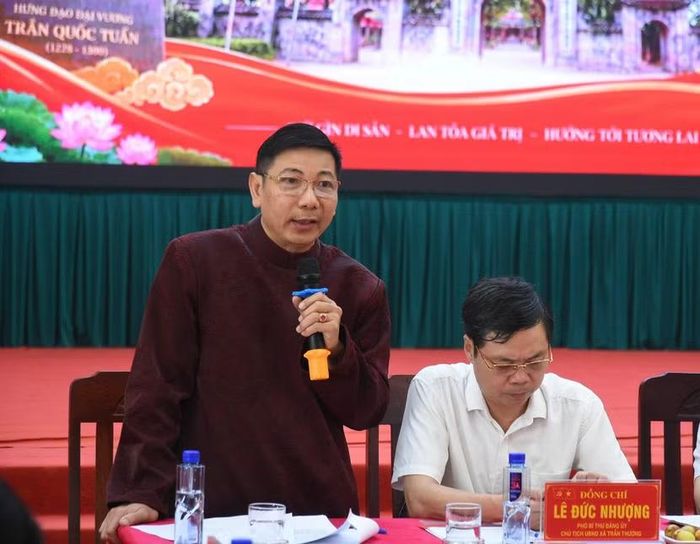 Nhà biên kịch Lê Thế Song, tác giả kịch bản kiêm Tổng đạo diễn chương trình “Dấu thiêng muôn đời - Sáng ngời di sản”. Ảnh: Thành Công