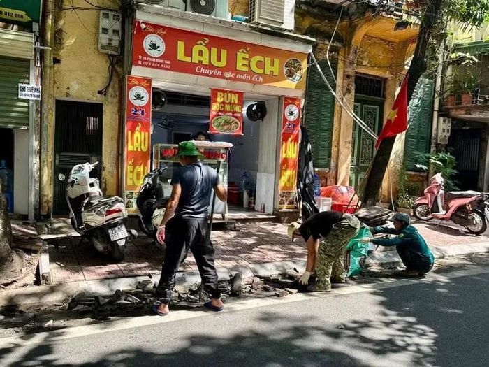 Nhiều chủ cơ sở tự tháo dỡ bục bệ, cầu dẫn xe