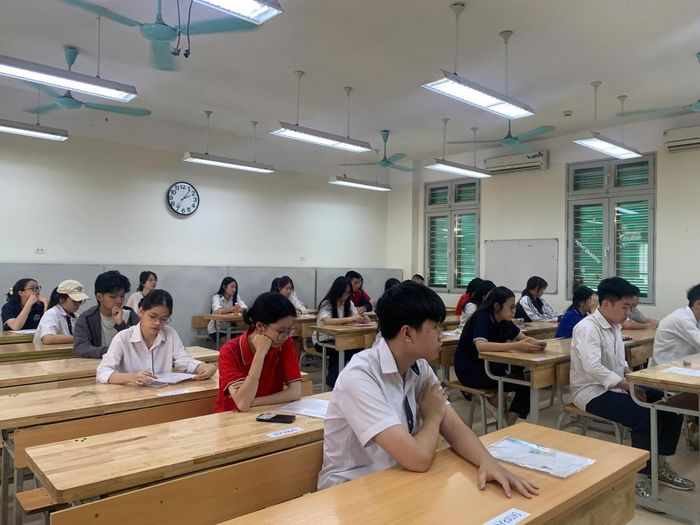 Thí sinh dự thi tốt nghiệp THPT 2026. Ảnh: Thanh Hoa.
