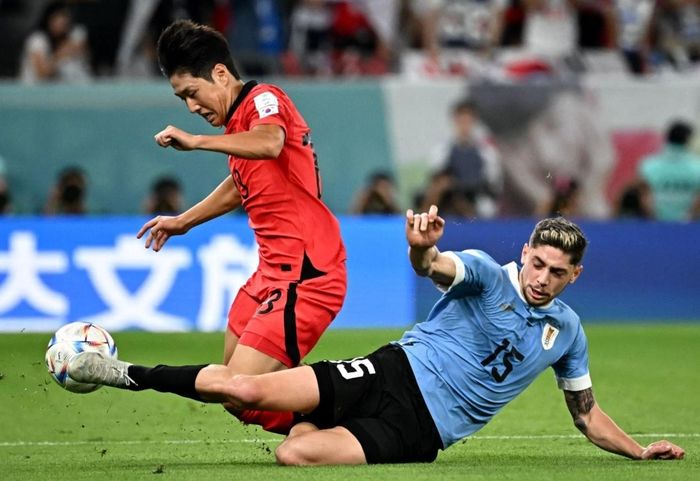  Valverde và Lee từng đối đầu nảy lửa tại World Cup 2022. 