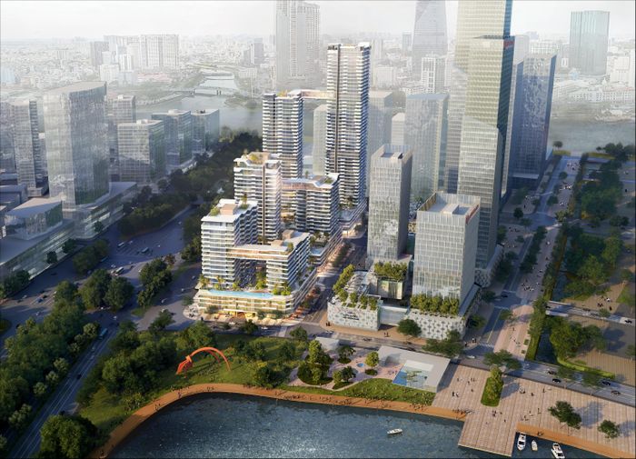 Phối cảnh dự án Lotte Eco Smart City Thủ Thiêm. Ảnh: PDR.