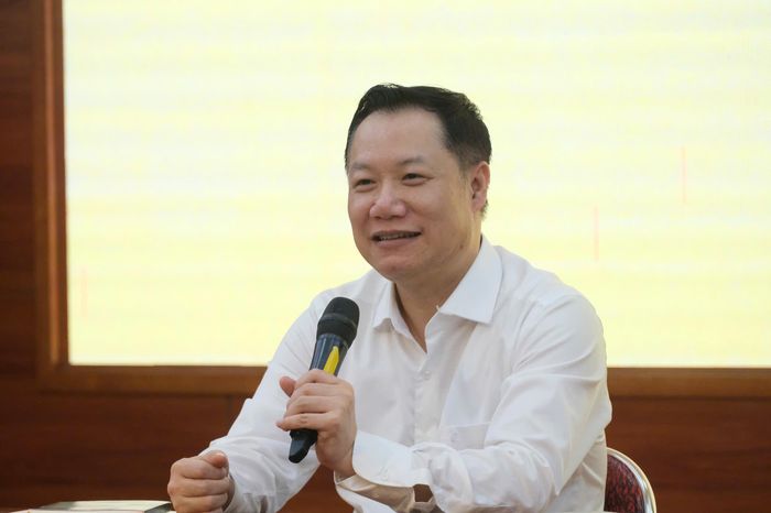 GS.TS Nguyễn Tiến Thảo, Vụ trưởng Giáo dục đại học, Bộ GD&ĐT. Ảnh: Ngọc Trang.