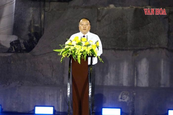 Chủ tịch UBND tỉnh Tuyên Quang Phan Huy Ngọc phát biểu khai mạc buổi lễ
