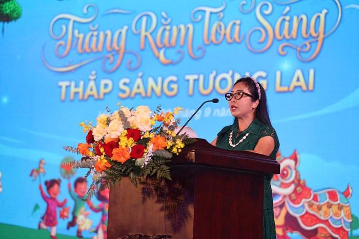 Phó Giám đốc Trung tâm Văn hóa và Thư viện Hà Nội Trần Thanh Tú phát biểu tại chương trình