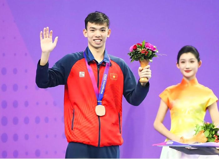 Tại 2 kỳ ASIAD gần đây Huy Hoàng đã mang về 1 tấm HCB và 3 tấm HCĐ quý giá. Ảnh: Cục TDTT Việt Nam