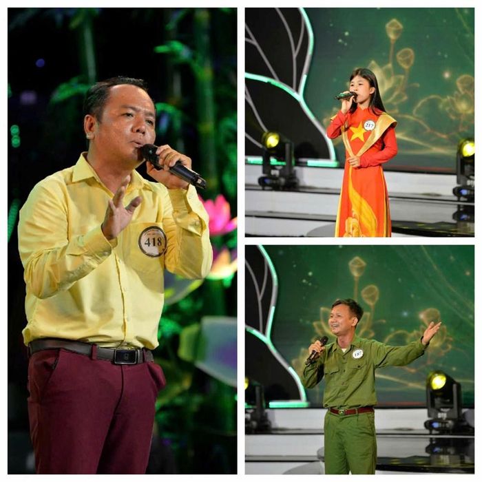 Thí sinh đến với cuộc thi với nét chân phương, mộc mạc