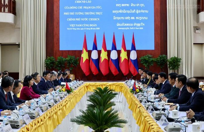 Hai bên thống nhất cùng nỗ lực làm sâu sắc hơn nội hàm "gắn kết chiến lược", tập trung cụ thể hóa và triển khai hiệu quả các thỏa thuận giữa hai Đảng, hai nước - Ảnh: chinhphu.vn/Phương Nguyên