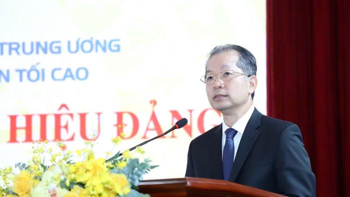 Chánh án Tòa án nhân dân tối cao Nguyễn Văn Quảng. (Ảnh: M.Đ)