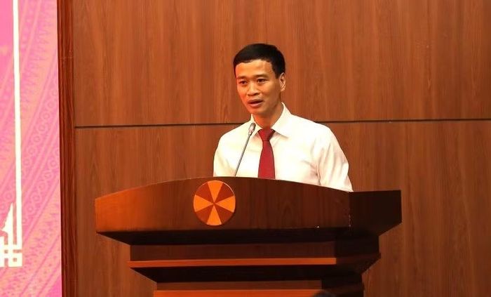 Đồng chí Nguyễn Văn Thắng, tân Phó Bí thư Tỉnh ủy Điện Biên nguyện nỗ lực công tác, góp sức xây dựng tỉnh Điện Biên phát triển xanh-thông minh-bền vững. (Ảnh: LÊ LAN)