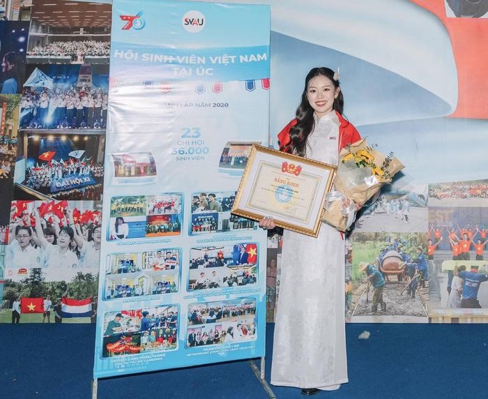 Bảo Anh đạt danh hiệu 'Sinh viên 5 tốt' cấp Trung ương, năm học 2024 - 2025.