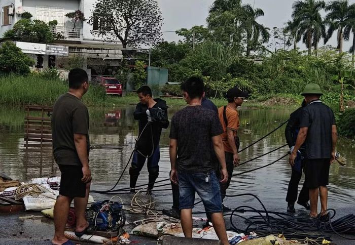 Hiện trường vụ nam sinh mất tích và tử vong.