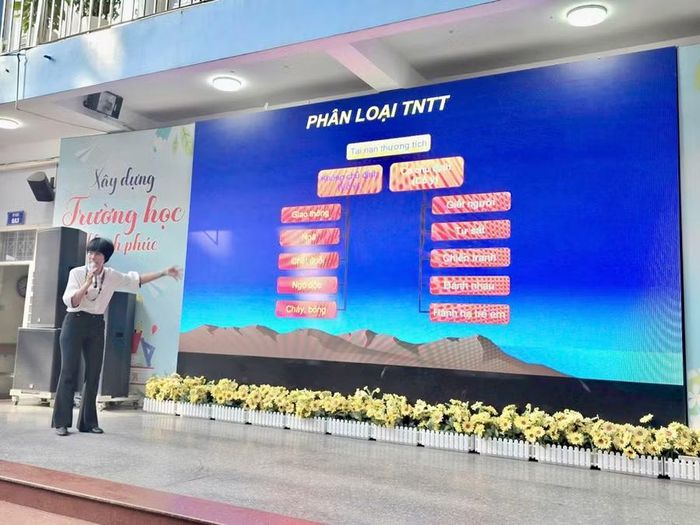 Học sinh được nhận diện cách phân loại tai nạn thương tích.