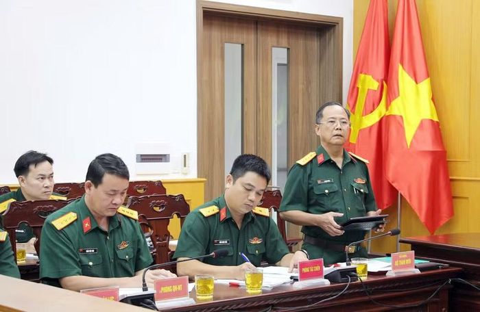 Đại diện các đơn vị báo cáo tại Hội nghị. Ảnh: Kiều Linh