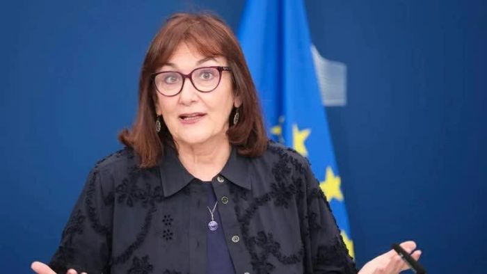 Cao ủy EU phụ trách Địa Trung Hải Dubravka Suica cho biết đã trao đổi với Ngoại trưởng Israel Gideon Saar về quan hệ EU-Israel và các nỗ lực phục hồi Gaza. (Nguồn: The Jerusalem Post)