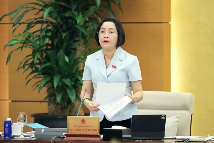 Phó Chủ tịch Quốc hội Nguyễn Thị Thanh. (Ảnh: Hồ Long)