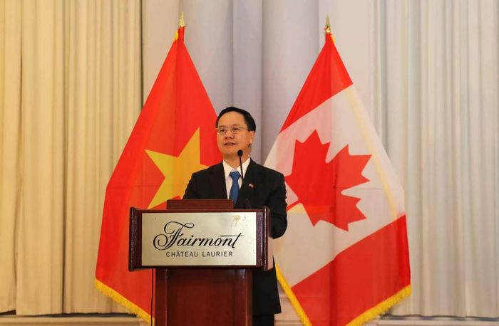 Đại sứ Việt Nam tại Canada Phạm Vinh Quang. (Ảnh: Chu Văn)
