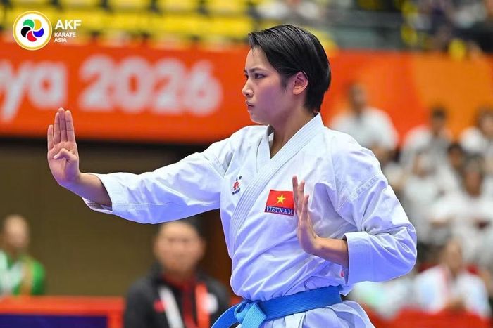 Bùi Ngọc Nhi giành HCĐ Karate tại Asiad 2026. Ảnh: Cục TDTTVN