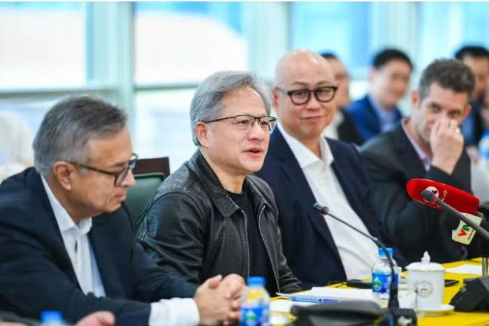 CEO Jensen Huang của NVIDIA trong chuyến làm việc tại Việt Nam năm 2023