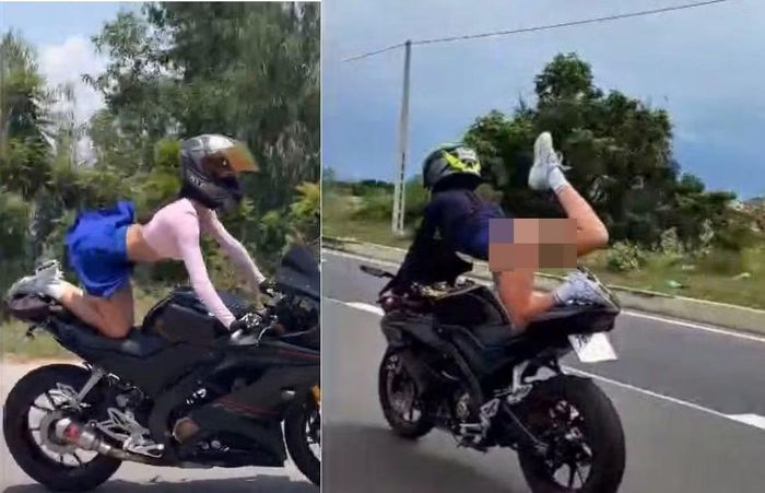 Nikitina Iuliia nhiều lần thực hiện hành vi lái xe gây nguy hiểm.