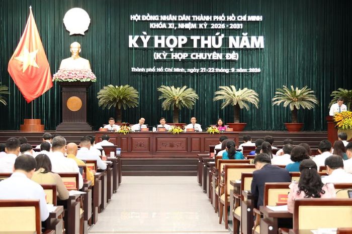 Kỳ họp thứ 5 thảo luận, thông qua nhiều chủ trương, chính sách nhằm cụ thể hóa Luật Phát triển đô thị. Ảnh: Ngô Tùng