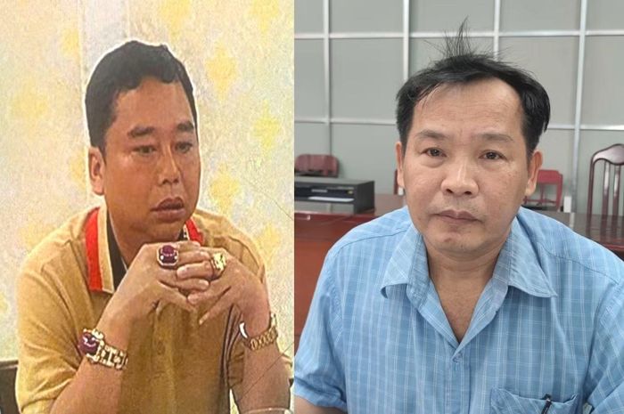 Bị can Thái Huy Phong và bị can Trần Nhật Trường. Ảnh: Ngọc Khuê.