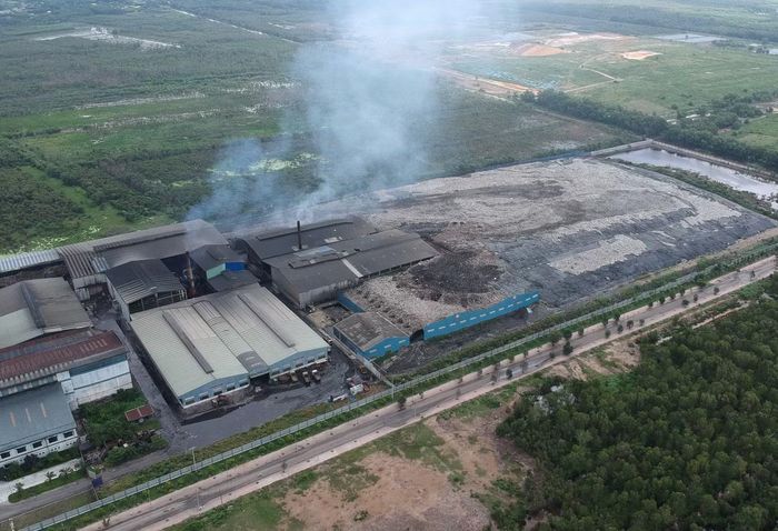 Khu liên hợp xử lý chất thải rắn Tây Bắc. Ảnh: SGGP