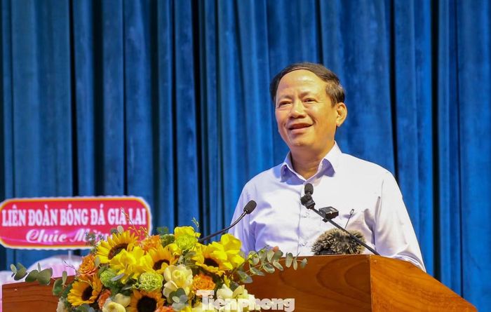 Ông Phạm Anh Tuấn - Chủ tịch UBND tỉnh Gia Lai phát biểu.
