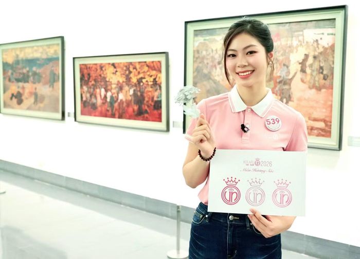 Thí sinh Văn Hà Phương Nhi nhận được câu hỏi về tranh Đông Hồ. Thông tin giúp cô phát hiện điểm đến chính là miền Kinh Bắc.