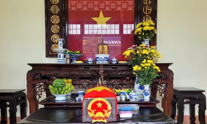 Hài cốt liệt sĩ được đưa về nhà quản trang của Nghĩa trang Liệt sĩ Quy Nhơn.