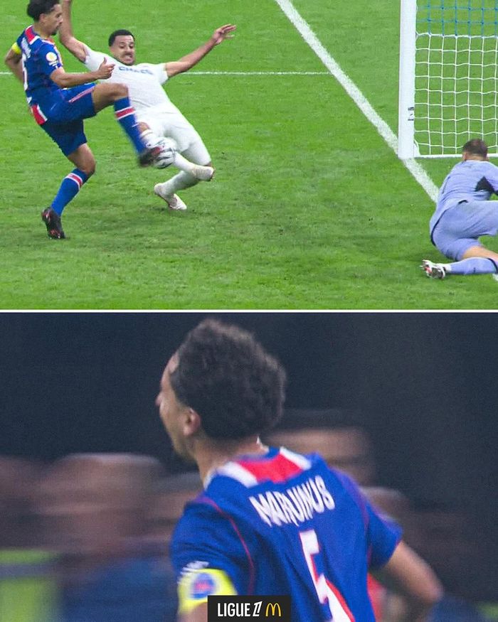 Ba khoảnh khắc ghi bàn trong trận đấu này - Ảnh: Ligue 1