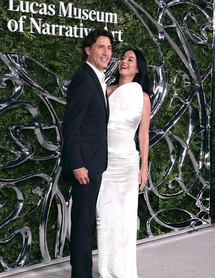 Katy Perry và Justin Trudeau tại sự kiện.