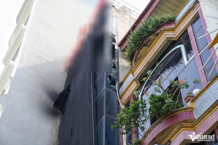 Căn nhà xảy ra hỏa hoạn. Ảnh: Đình Hiếu