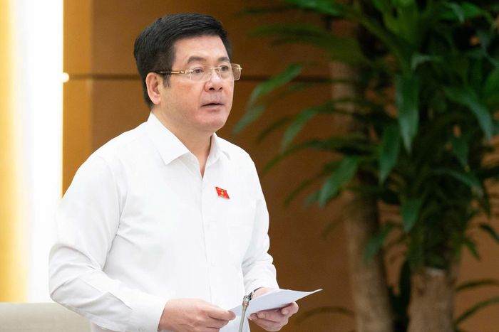 Phó Chủ tịch Quốc hội Nguyễn Hồng Diên phát biểu kết luận. Ảnh: Media QH