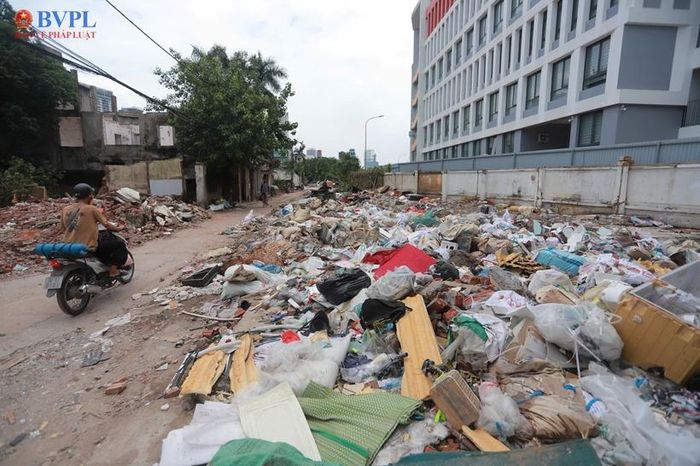 Một số người dân sinh sống tại ngõ 252 đường Mỹ Đình cho biết, trước đây tuyến ngõ thường xuyên ngập úng mỗi khi mưa lớn, môi trường nhếch nhác do rác thải bị vứt bừa bãi.