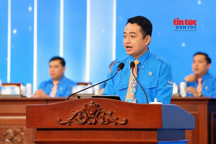 Ông Lê Tuấn Anh, Phó Bí thư Thành Đoàn, Chủ tịch Hội Liên hiệp Thanh niên Việt Nam TP Hồ Chí Minh.