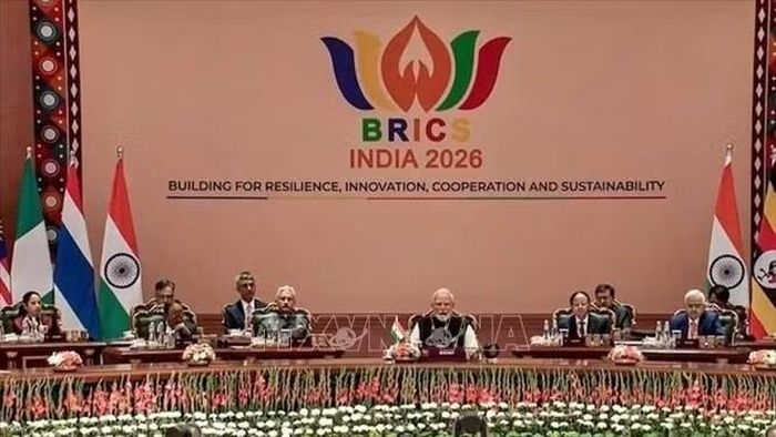 Hội nghị BRICS diễn ra tại New Delhi, Ấn Độ. Ảnh: IRNA/TTXVN phát
