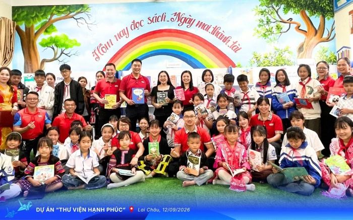 Thư viện Hạnh phúc tại Lai Châu.