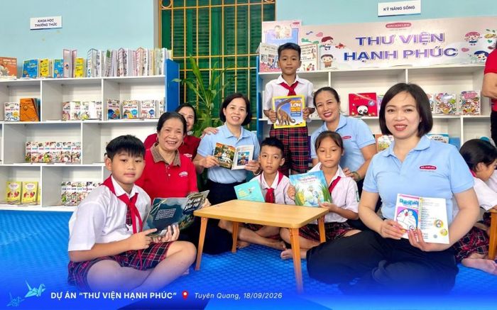 Thư viện Hạnh phúc tại Tuyên Quang.