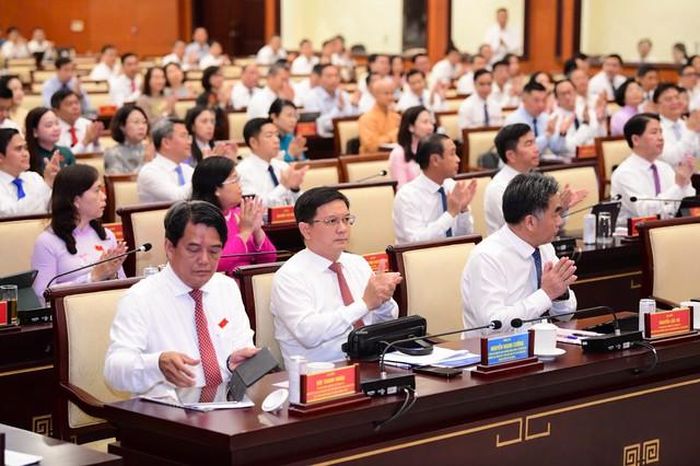 Toàn cảnh kỳ họp. (Ảnh: Quang Định)