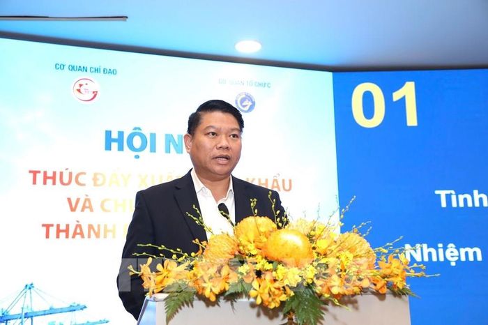 Ông Lê Văn Danh, Phó Giám đốc Sở Công Thương TP. Hồ Chí Minh phát biểu tại hội nghị. Ảnh: Hương Giang - TTXVN