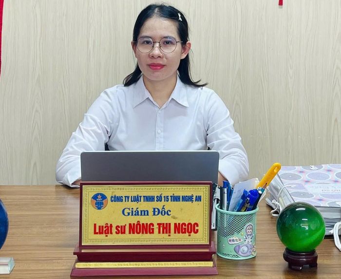 Luật sư Nông Thị Ngọc - Đoàn Luật sư tỉnh Nghệ An