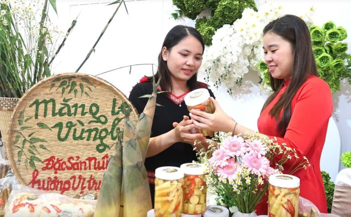 Phụ nữ khởi nghiệp từ nguồn măng le sẵn có tại địa phương.