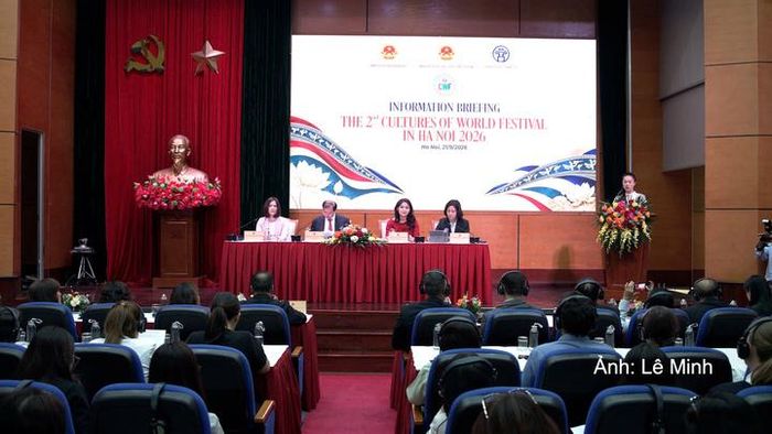 Bộ Văn hóa, Thể thao và Du lịch thông tin về Lễ hội Văn hóa Thế giới tại Hà Nội lần thứ hai.