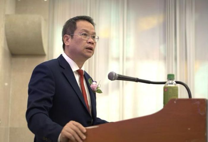 Chủ tịch UBND TP. Đà Nẵng, ông Nguyễn Mạnh Hùng,phát biểu tại tọa đàm. Ảnh Đoàn công tác UBNDTP Đà Nẵng