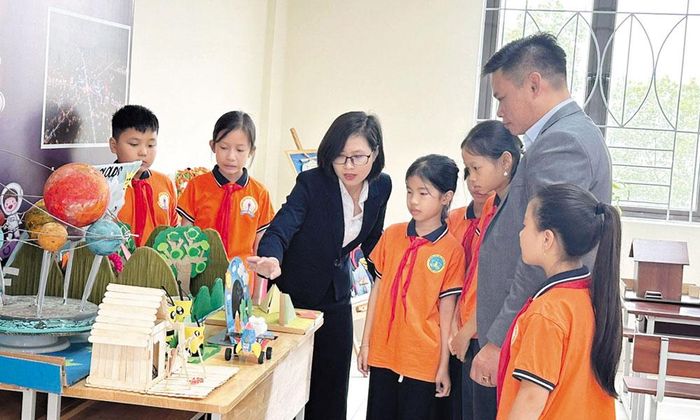 Dạy học theo phương pháp giáo dục STEM/STEAM tại Trường Tiểu học Vệ An (phường Kinh Bắc).