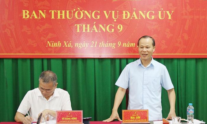Đồng chí Mai Sơn phát biểu chỉ đạo tại hội nghị.