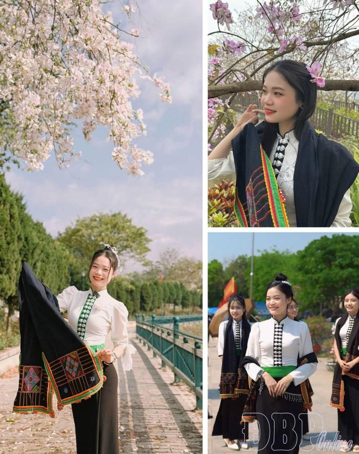 Chị Lò Thị Kiên lan tỏa tình yêu văn hóa dân tộc trên mạng xã hội.
