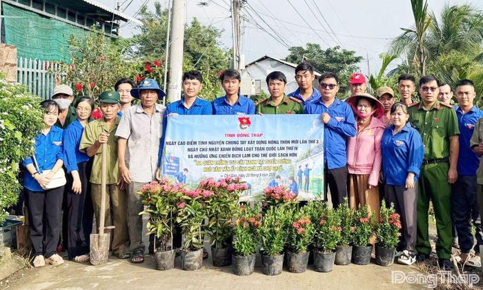 Xã đoàn Chợ Gạo ra quân Ngày cao điểm tình nguyện chung tay xây dựng nông thôn mới năm 2026, Ngày Chủ nhật xanh lần thứ IV và hưởng ứng Chiến dịch “Làm cho thế giới sạch hơn” năm 2026